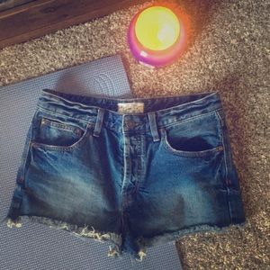 Free people cut off shorts sz 28.